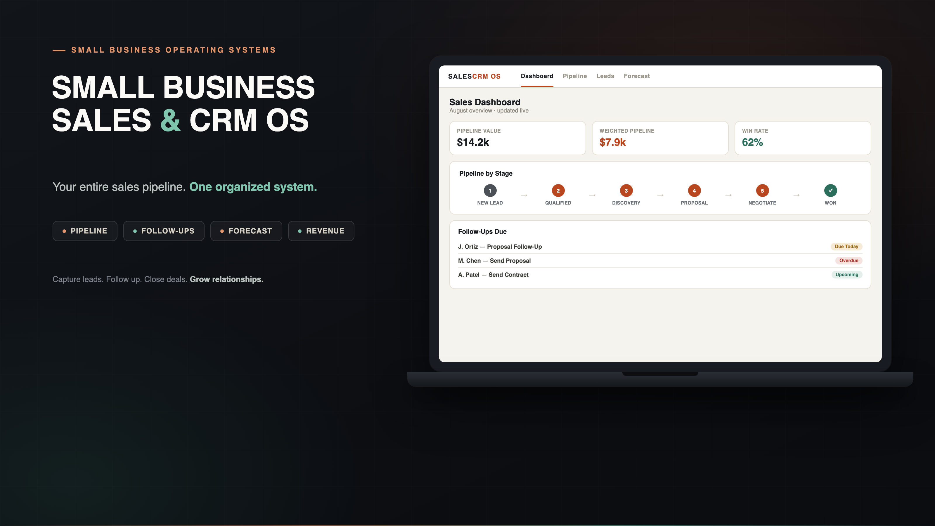 Small Business Sales & CRM OS preview